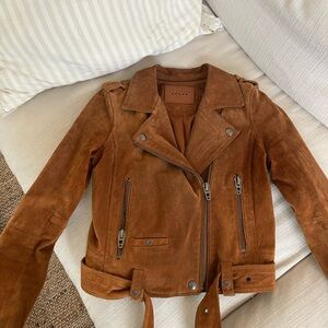 Free People x Blank NYC suede jacket